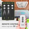 imageRVMATE 14quot Roof Vent Fan for RVCamperTrailer White With 12V Fan 6quot BladesREMOTE CONTROL