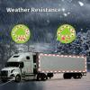 imageRVMATE 2 Inch x 30 Feet DOT Trailer Reflective Tape Waterproof Highly Visible Red ampamp White Tape for Trailers Outdoor Cars Trucks