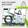 imageRVMATE 30 Feet 30 Amp RV Lockable Power Extension Cord with Easy Plugin Handle TT30P to L530R LED Indicator 10 AWG ETL Listed30FT
