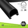 imageRVMATE 30FT RV Slide Out Seal Waterproof RV Seal Replacement for RVs Travel Trailers and 5th Wheels LShapedDshaped 40FT