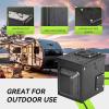 imageRVMATE 50 Amp 125250V RV Power Outlet Box Waterproof Lockable Enclosed Power Panel NEMA 1450R Receptacle ETL Listed BlackBlack
