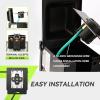 imageRVMATE 50 Amp 125250V RV Power Outlet Box Waterproof Lockable Enclosed Power Panel NEMA 1450R Receptacle ETL Listed BlackBlack