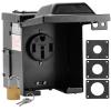 imageRVMATE 50 Amp 125250V RV Power Outlet Box Waterproof Lockable Enclosed Power Panel NEMA 1450R Receptacle ETL Listed BlackBlack