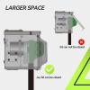 imageRVMATE 50 Amp 125250V RV Power Outlet Box Waterproof Lockable Enclosed Power Panel NEMA 1450R Receptacle ETL Listed BlackGrey
