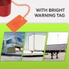 imageRVMATE 5th Wheel Lock Heavy Duty Steel King Pin Lock with AntiTheft Warning Tag for 5th WheelSemi TrailersRVsContainersRed