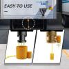 imageRVMATE 5th Wheel Lock Heavy Duty Steel King Pin Lock with AntiTheft Warning Tag for 5th WheelSemi TrailersRVsContainersYellow