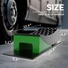 imageRVMATE Camper Levelers 8Piece Kit RV Leveling Blocks Camper Wheel Chocks Including Two Curved Levelers Two Chocks and Two Rubber Grip Mats in Storage Carrying BagBlack