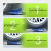 imageRVMATE Camper Levelers 8Piece Kit RV Leveling Blocks Camper Wheel Chocks Including Two Curved Levelers Two Chocks and Two Rubber Grip Mats in Storage Carrying BagBlue