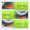 imageRVMATE Camper Levelers 8Piece Kit RV Leveling Blocks Camper Wheel Chocks Including Two Curved Levelers Two Chocks and Two Rubber Grip Mats in Storage Carrying BagOrange