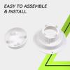 imageRVMATE Plumbing Vent Camper Vent Cap Replacement RV Sewer Vent Cap for 1 to 2 38quot Pipe Whitekits