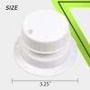 imageRVMATE Plumbing Vent Camper Vent Cap Replacement RV Sewer Vent Cap for 1 to 2 38quot Pipe Whitekits with screen