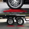 imageRVMATE RV Leveling Blocks 12 Pack Heavy Duty Camper Leveling Blocks Leveling Blocks for RVs Reduce Trailer Movement Trailer Leveling Blocks Great for Single and Dual Wheels YellowRed