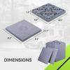 imageRVMATE RV Leveling Blocks 12 Pack Heavy Duty Camper Leveling Blocks Leveling Blocks for RVs Reduce Trailer Movement Trailer Leveling Blocks Great for Single and Dual Wheels YellowGrey