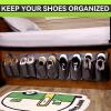imageRVMATE RV Shoe Storage Organizer  Hanging Bedside Pockets for Shoes Boots and Accessories  Grey 10 Pockets