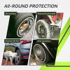 imageRVMATE RV Tire Covers Dual Axle Wheel Cover 1 Pack Fits 30quot33quot Diameter Tires Waterproof AntiUV White Dual Tire Covers RV Accessories for TruckTrailerDual Axle Tire Cover BLACK