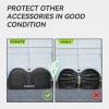 imageRVMATE RV Tire Covers Dual Axle Wheel Cover 1 Pack Fits 30quot33quot Diameter Tires Waterproof AntiUV White Dual Tire Covers RV Accessories for TruckTrailerDual Axle Tire Cover BLACK