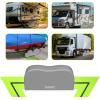 imageRVMATE RV Tire Covers Dual Axle Wheel Cover 1 Pack Fits 30quot33quot Diameter Tires Waterproof AntiUV White Dual Tire Covers RV Accessories for TruckTrailerDual Axle Tire Cover GREY