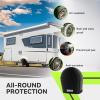 imageRVMATE RV Tire Covers Wheel Cover 4 Pack Fits 27quot29quot Diameter Tires Waterproof AntiUV Black Tire Covers RV Accessories for TruckTrailerCarFits Tire Diameters 2426