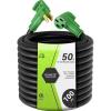 imageRVMATE 50 Amp 25 Feet RVGenerator Lockable Power Extension Cord Easy Plug in Handle 1450P to SS 250R with LED Indicator ETL Listed100FT