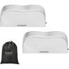 imageRVMATE Dual Axle Wheel Covers 2 Pack  Fits 27quot30quot Tires Waterproof AntiUV 420D Oxford Black Tire Covers for RVTruckTrailerSILVER