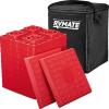 imageRVMATE RV Leveling Blocks 12 Pack Heavy Duty Camper Leveling Blocks Leveling Blocks for RVs Reduce Trailer Movement Trailer Leveling Blocks Great for Single and Dual Wheels YellowRed