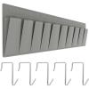 imageRVMATE RV Shoe Storage Organizer  Hanging Bedside Pockets for Shoes Boots and Accessories  Grey 10 Pockets