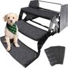 imageRVMATE RV Step Rugs 22 Inch RV Step Covers with Snap Fasteners Quickly to Release and Fit 3 Packs