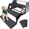 imageRVMATE RV Step Rugs 23 Inch RV Step Covers with Snap Fasteners Quickly to Release and Fit 3 Packs