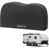 imageRVMATE RV Tire Covers  Dual Axle Wheel Cover 2 Pack Fits 27quot30quot Tires Waterproof AntiUV 600D Oxford Black Dual Tire Covers for RVTruckTrailer3033 1 PCS
