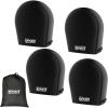 imageRVMATE RV Tire Covers Wheel Cover 4 Pack Fits 27quot29quot Diameter Tires Waterproof AntiUV Black Tire Covers RV Accessories for TruckTrailerCarFits Tire Diameters 2426