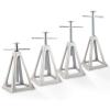 imageRVMATE Stack Jack 4 Pack for RV Camper and Trailer Stabilization Aluminum RV stabilizer Adjustable from 11 inch to 17 inchStack Jack