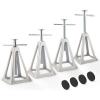 imageRVMATE Stack Jack 4 Pack for RV Camper and Trailer Stabilization Aluminum RV stabilizer Adjustable from 11 inch to 17 inchStack Jack with Cover