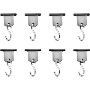 imageRVMATE RV Awning Light Holder Easily Slide Into RV Awning Roller Bar Channel Each Holder can Support 15 lbs 8 Pack