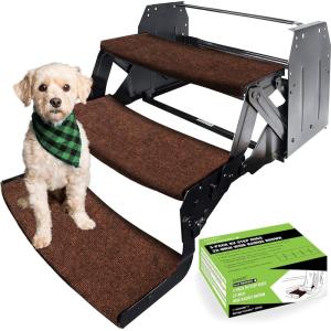 imageRVMATE RV Step Rugs 22 Inch RV Step Covers Camper Stair Rugs for Radius Steps 3 Packs