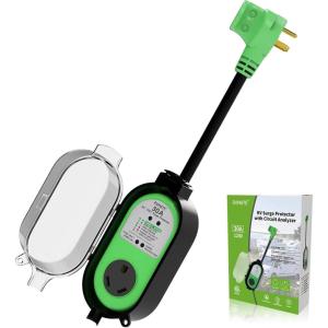 imageRVMATE RV Surge Protector 30 Amp Surge Protection 2100 Joules with Waterproof Cover