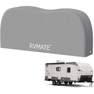 imageRVMATE RV Tire Covers Dual Axle Wheel Cover 1 Pack Fits 30quot33quot Diameter Tires Waterproof AntiUV White Dual Tire Covers RV Accessories for TruckTrailerDual Axle Tire Cover GREY