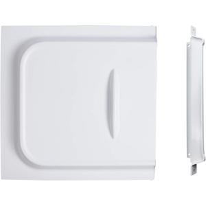 imageRVMATE Screen Door Slide with Slide Stop 12quot Panel for RV Trailer Camper Motor Home White