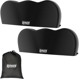imageRVMATE Triple Axle Tire Covers RV Tire Cover 2 Pack Fits 27quot29quot Diameter Tires Waterproof AntiUV Wheel Covers RV Accessories for TruckTrailer BlackFits Tire Diameters 3032