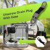 imageRV Water Heater Drain Plug Kit Include Angled Wrench 4 Pieces 12quot NPT Replacement Plugs and 1 Roll PTFE Tape