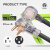 imageRVMATE 250V 40 Feet Welder Extension Cord 8 AWG NEMA 650 STW Heavy Duty Welding Cord with LED Indicator10AWG  25FT