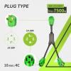 imageRVMATE 3 Prong Dryer Splitter 30 Amp NEMA 1030P to 21030R Y Receptacle 265 Inch Built to Last Waterproof PVC Jacket1430P
