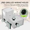 imageRVMATE 30 Amp 4 Prong Locking Female Plug NEMA L1430R Generator Outlet Box Generator Twist Lock Receptacle 125250 Volt Heavy Duty Weatherproof Enclosure for Outdoor Use ETL Listed