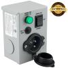 imageRVMATE Generator Transfer Switch  15 Amp 120V ETL Certificated Manual Generator Transfer Switch with Circuit Breaker for Indoor