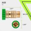 imageRVMATE Inline Water Pressure Reducer LeadFree Brass Regulator for RV Plumbing System 4050PSI