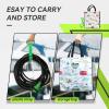 imageRVMATE Marine Shore Power Cord 50FT 30A 125V Marine Shore Boat Extension Cord Stow10AWG3C50FT