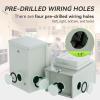 imageRVMATE PreDrilling 30 Amp Generator Power Inlet Box NEMA L530P 125V 3750W Power Inlet Box Waterproof for Outdoor UseNEMA TT30P