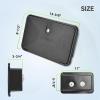 imageRVMATE RV Exterior Shower Box Kit RV Outdoor Shower Box Kit Faucet Replacement with Shower Head ampamp Hose Black