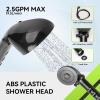 imageRVMATE RV Exterior Shower Box Kit RV Outdoor Shower Box Kit Faucet Replacement with Shower Head ampamp Hose Black