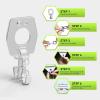 imageRVMATE RV Water Heater Cover Latch 2 Pack RV Water Heater Cam Lock Camper Water Heater Fastener