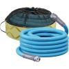 imageRVMATE RV Water Hose 25FT 58 Inner Diameter Drinking Water Hose Leadfree No Leaking Garden Hose For RVTrailerCamping RV AccessoriesBlue